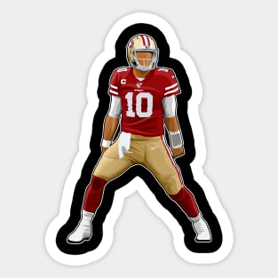 Jimmy Garoppolo #10 Stand Sticker